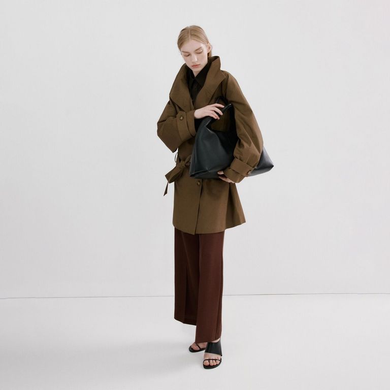 Pantalón Lyocell Tiro Alto Mujer