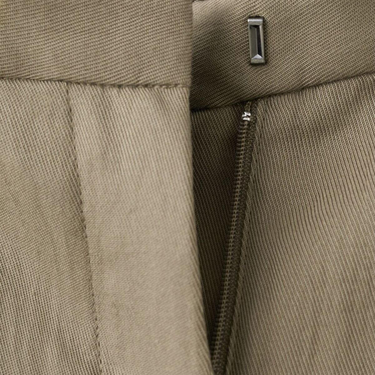 MANGO - Pantalón Lyocell Tiro Alto Mujer Mango