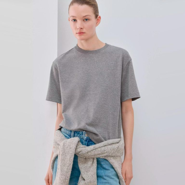 Polera Algodón Oversize Mujer