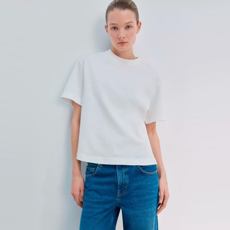 Polera Algodón Oversize Mujer