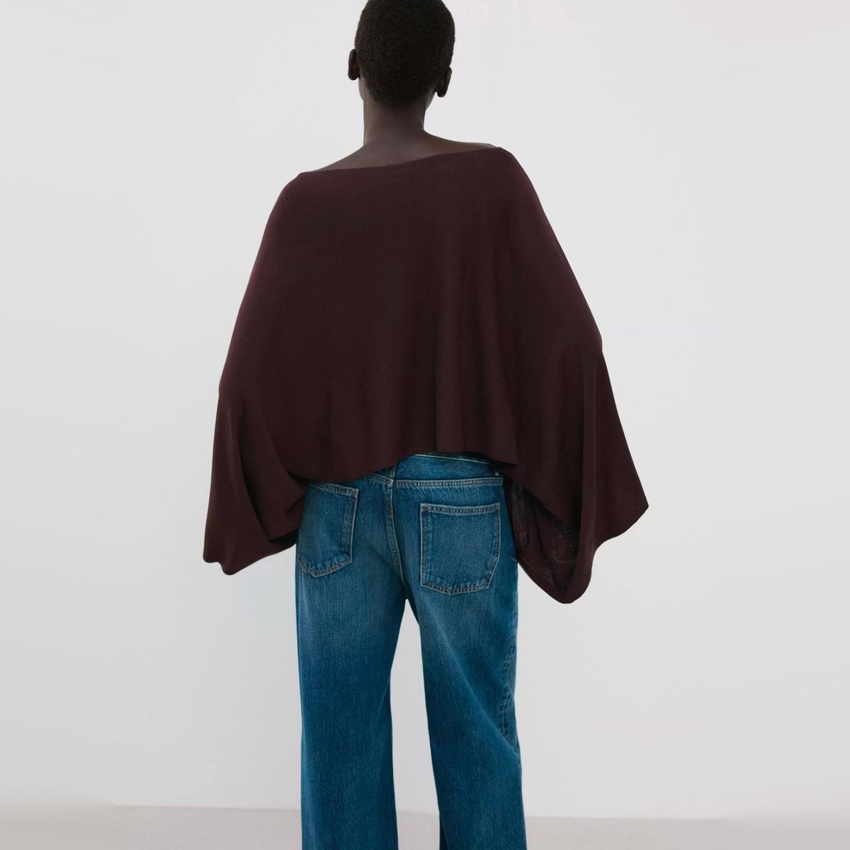 MANGO - Capa Punto Asimétrica Mujer Mango