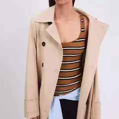 MANGO - Top Punto Rayas Mujer