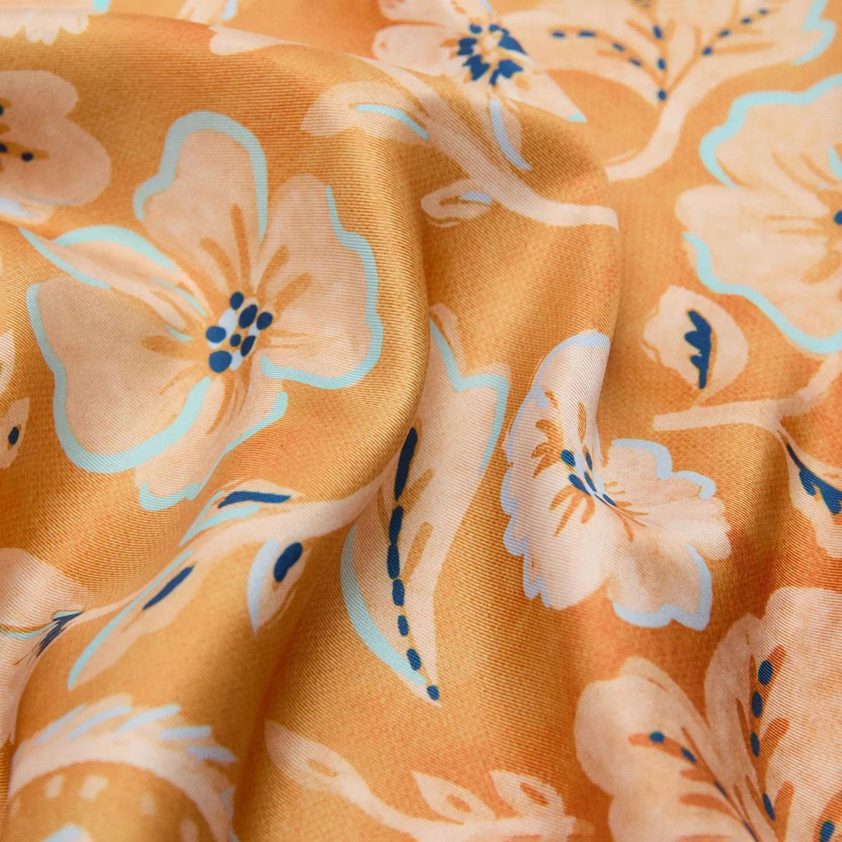 MANGO - Pañuelo Estampado Floral Mujer Mango