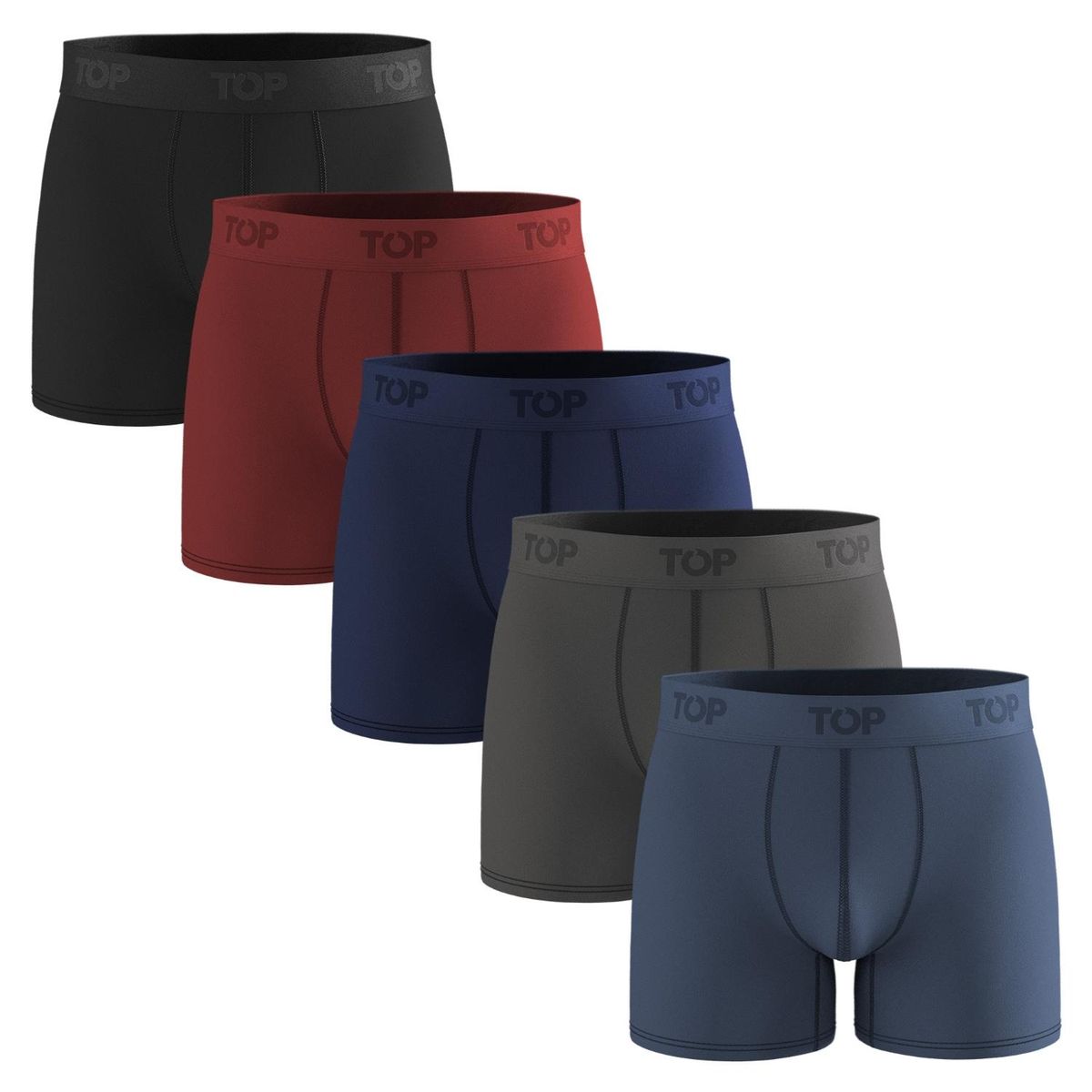 TOP - Pack de 5 Boxers Hombre Top