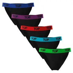 TOP - Pack de 5 Tangas Hombre
