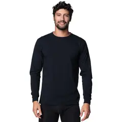 TOP - Pack de 2 Camisetas Algodón Manga Larga Cuello Redondo