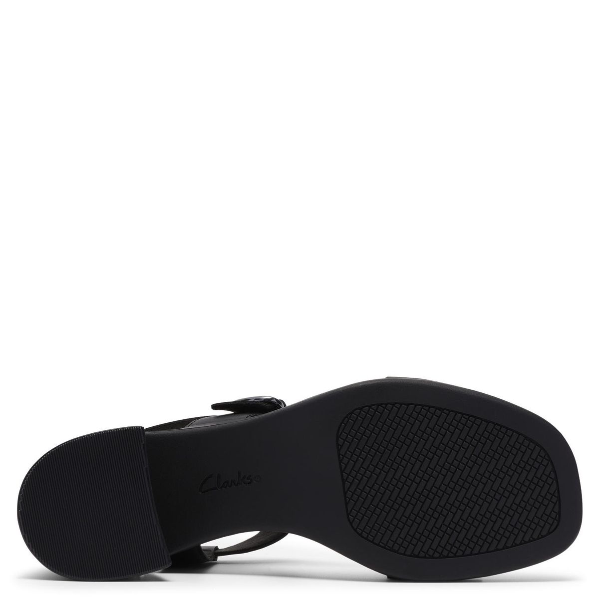CLARKS - Sandalia Mujer Cuero Negro Clarks
