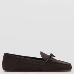 MANGO - Zapato Casual Cuero Mujer Café