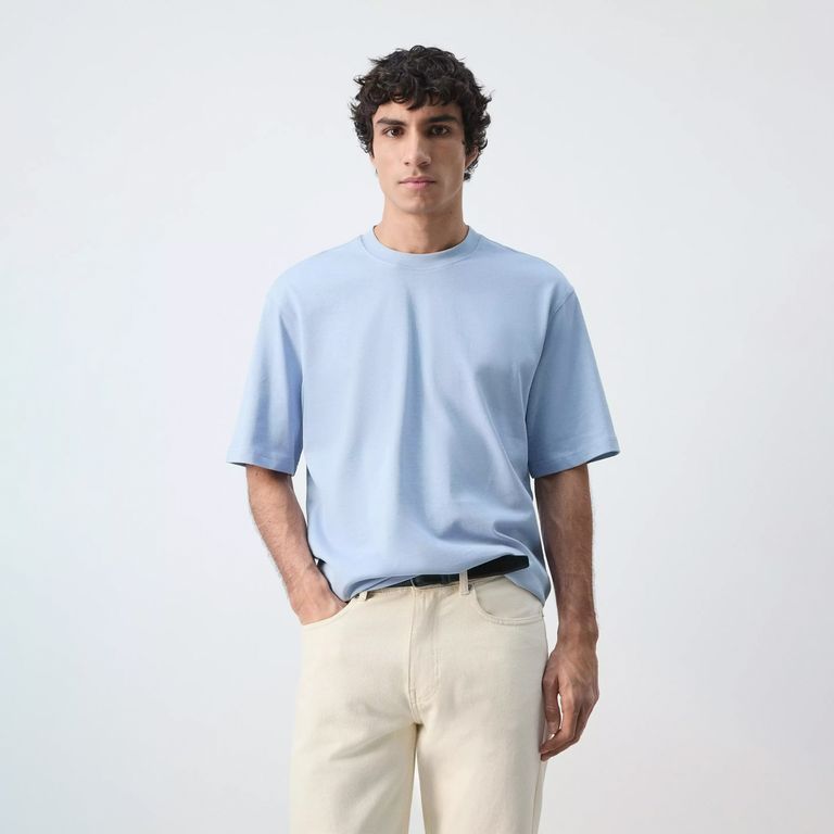 Polera Heavy Weight Relaxed Fit Hombre