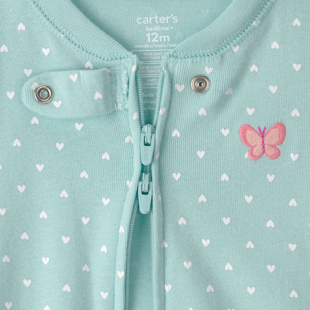 CARTER'S - Pijama Enterito Algodón Pack 2 Unidades Bebé Niña Carter's