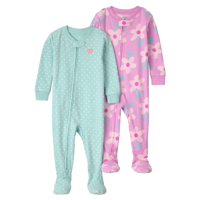 Pijama Algodón Pack 2 Unidades Bebé Niña 12 A 24 Meses