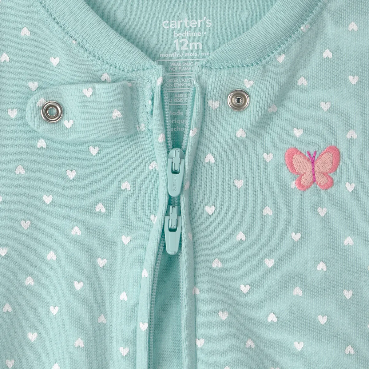 CARTER'S - Pijama Enterito Algodón Pack 2 Unidades Bebé Niña Carter's