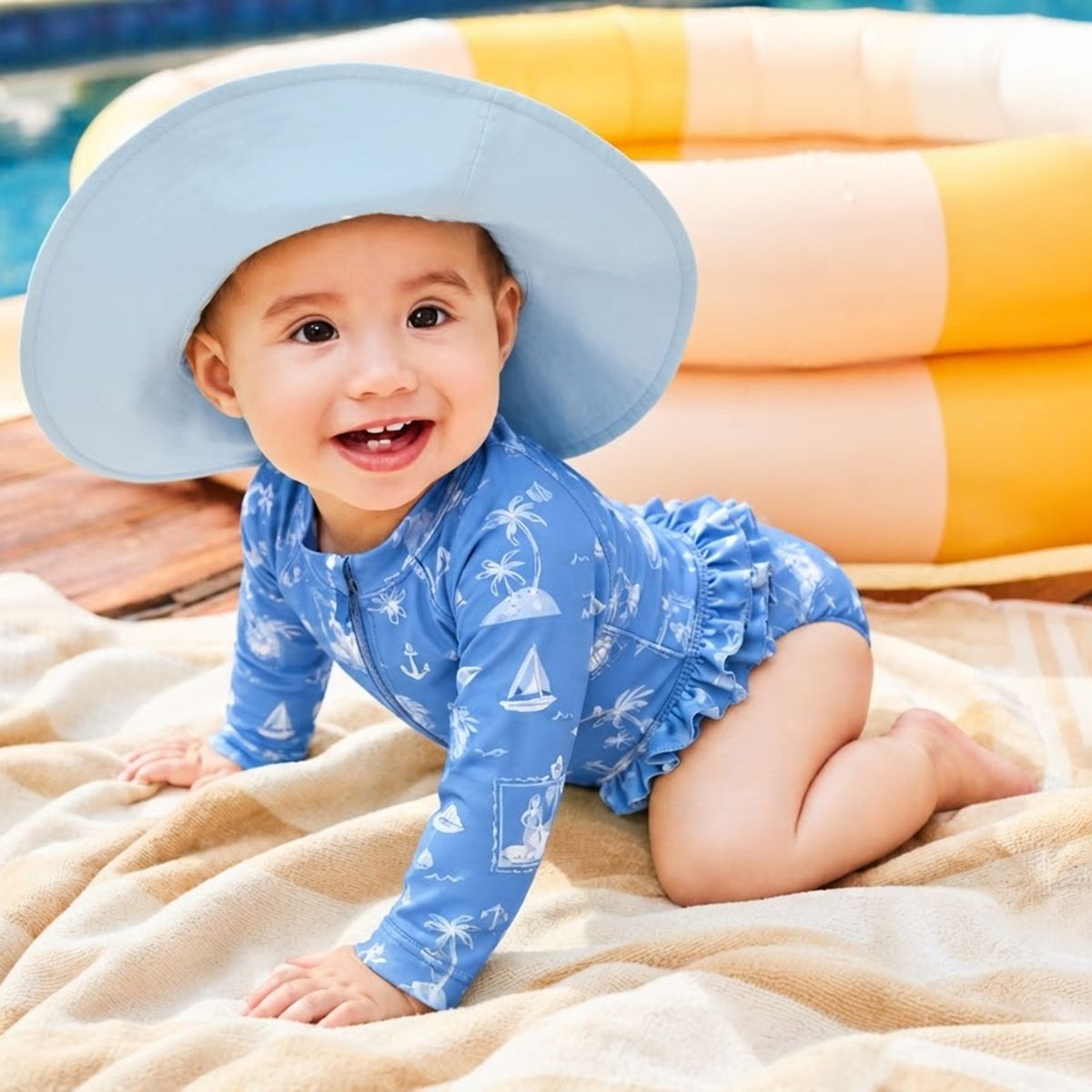 CARTER'S - Traje De Baño Protección Solar UV50+ Bebé Niña Carter's