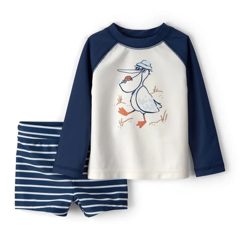 Traje de Baño 2 Piezas protección UV50+ Bebé Niño