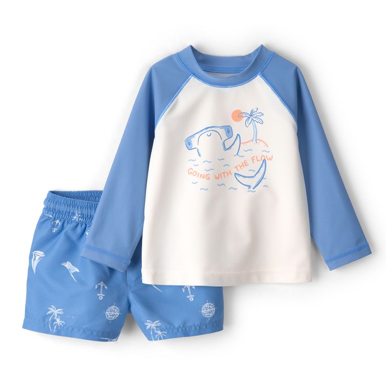 Traje de Baño 2 Piezas protección UV50+ Bebé Niño
