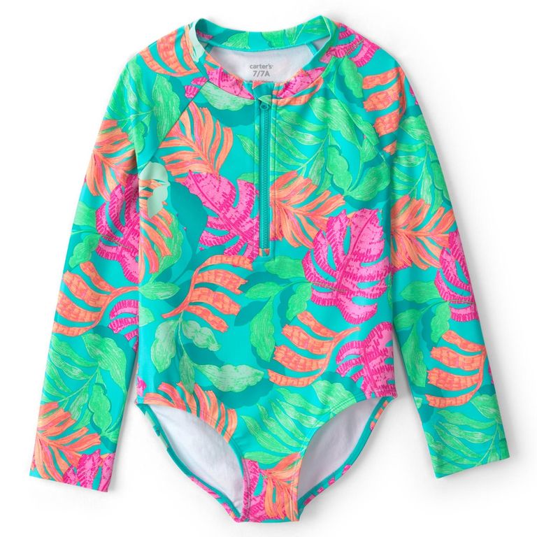 Traje De Baño Protección Solar Uv 50+ Niña 6 A 10 Años