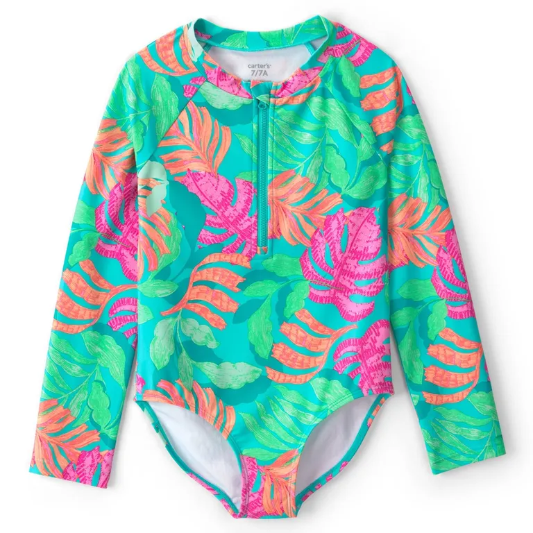 Traje De Baño Protección Solar Uv 50+ Niña 6 A 10 Años