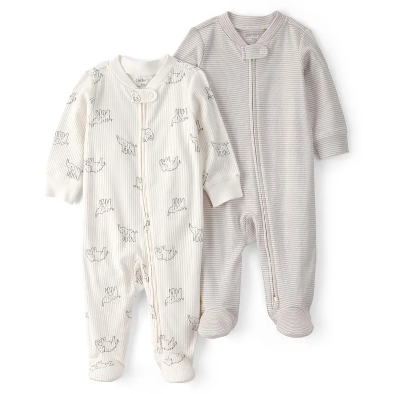 Pijama Algodón Pack 2 Unidades Bebé Unisex Rn A 9 Meses