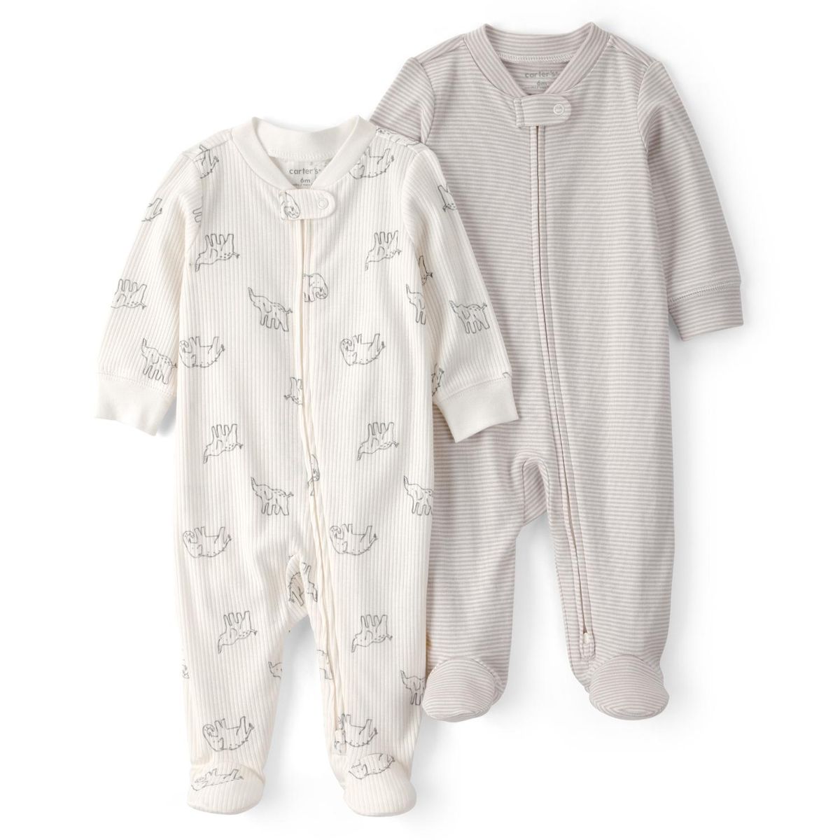 CARTER'S - Pijama Enterito Algodón Pack 2 Unidades Bebé Unisex Carter's