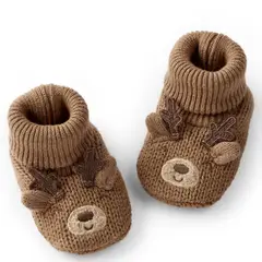 CARTER'S - Botines Crochet Navidad 1 Par Bebé Unisex