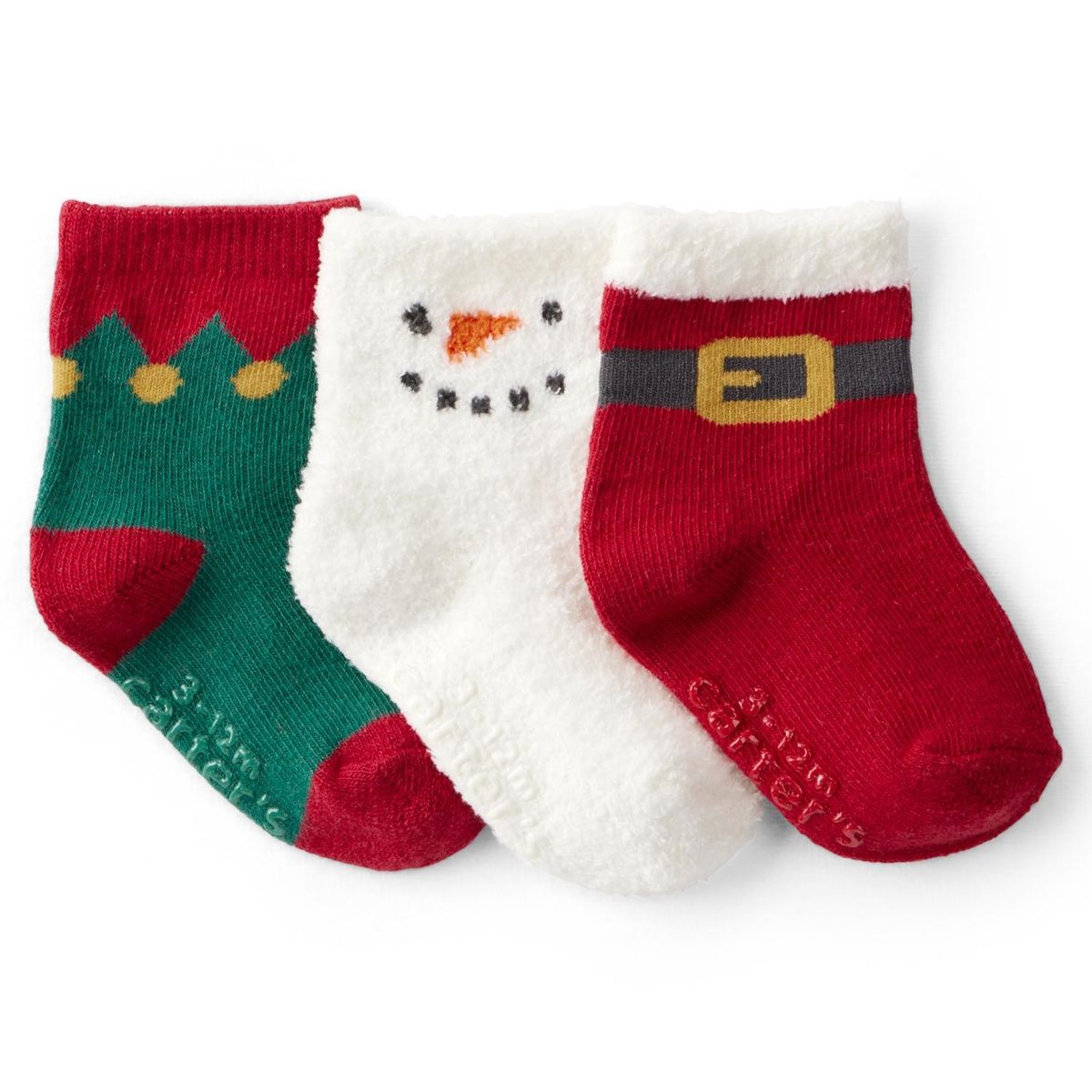 CARTER'S - Calcetines Pack 3 Pares Navidad Bebé Niño Carter's