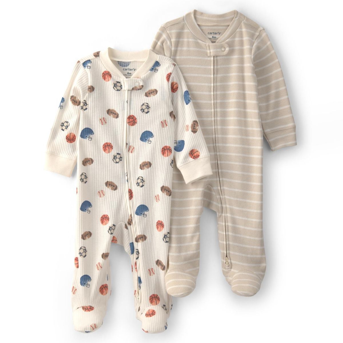 CARTER'S - Pijama Enterito Algodón Pack 2 Unidades Bebé Niño Carter's