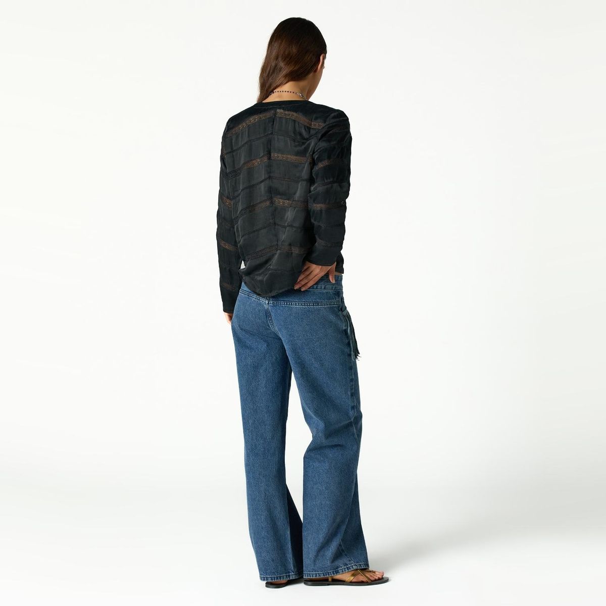 NICOLI - Jeans Flecos Lowrise Mujer Nicoli