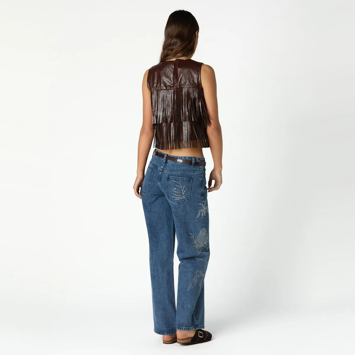 NICOLI - Top Flecos Mujer Nicoli