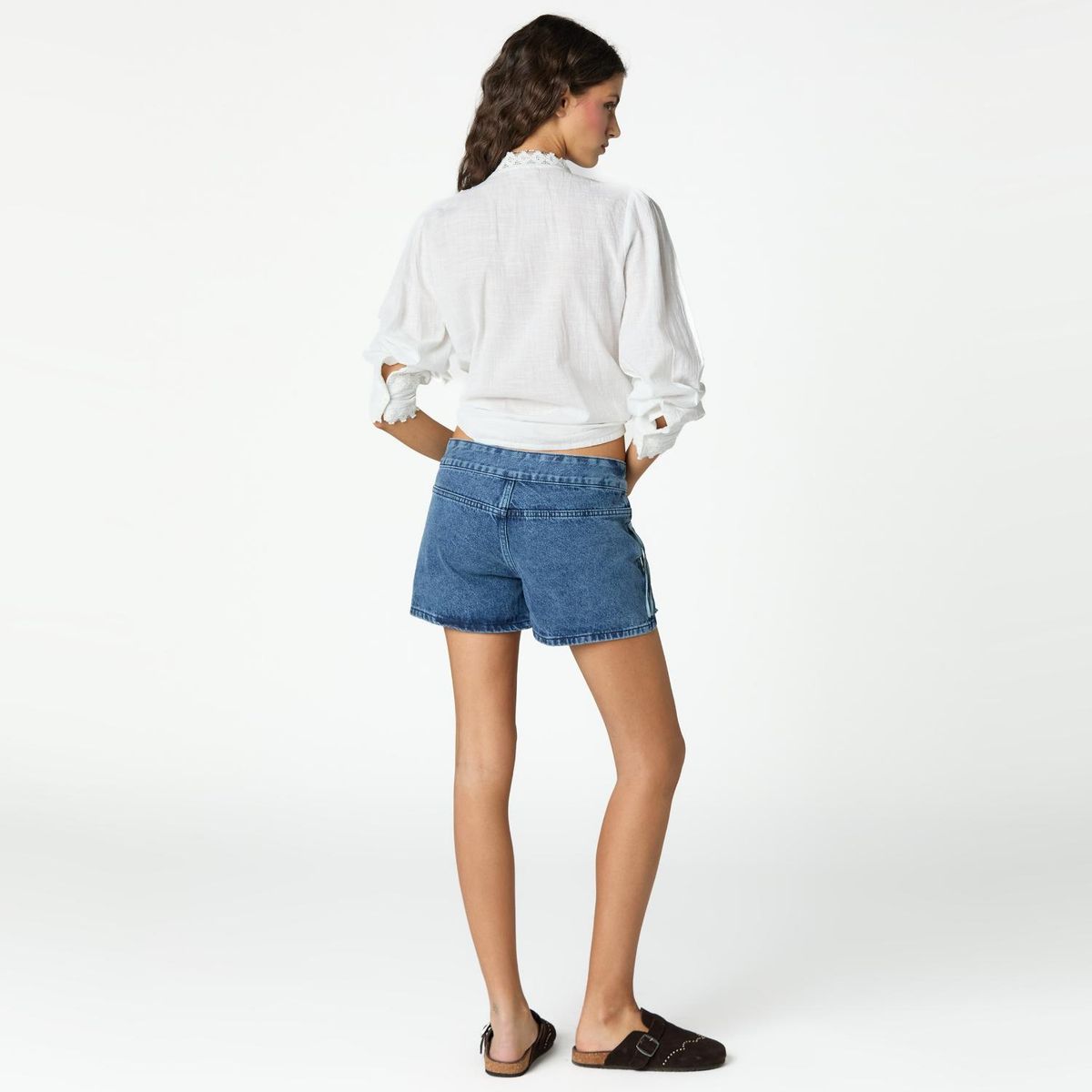 NICOLI - Short Flecos Mujer Nicoli