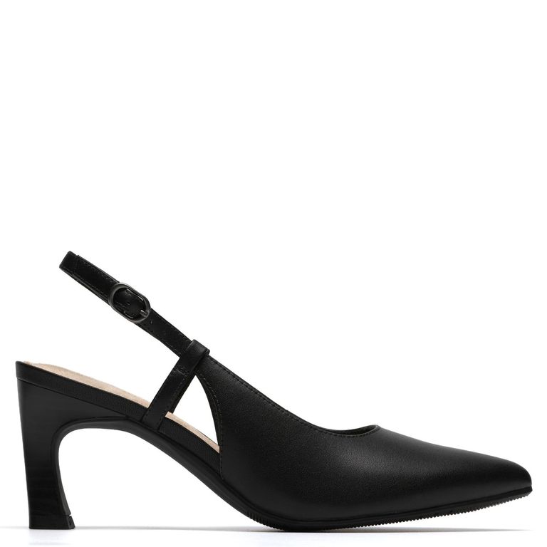 Zapato Formal Mujer Cuero Negro