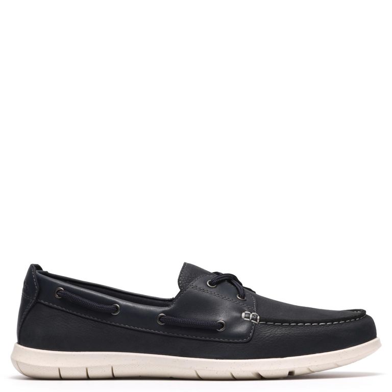 Zapato Casual Hombre Cuero Azul