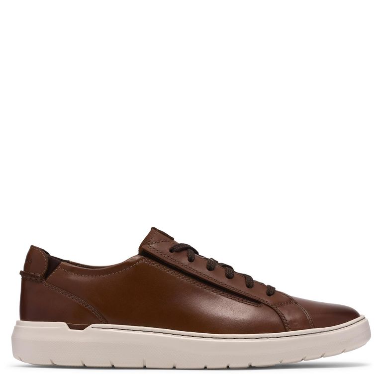 Zapatilla Urbana Hombre Cuero Café