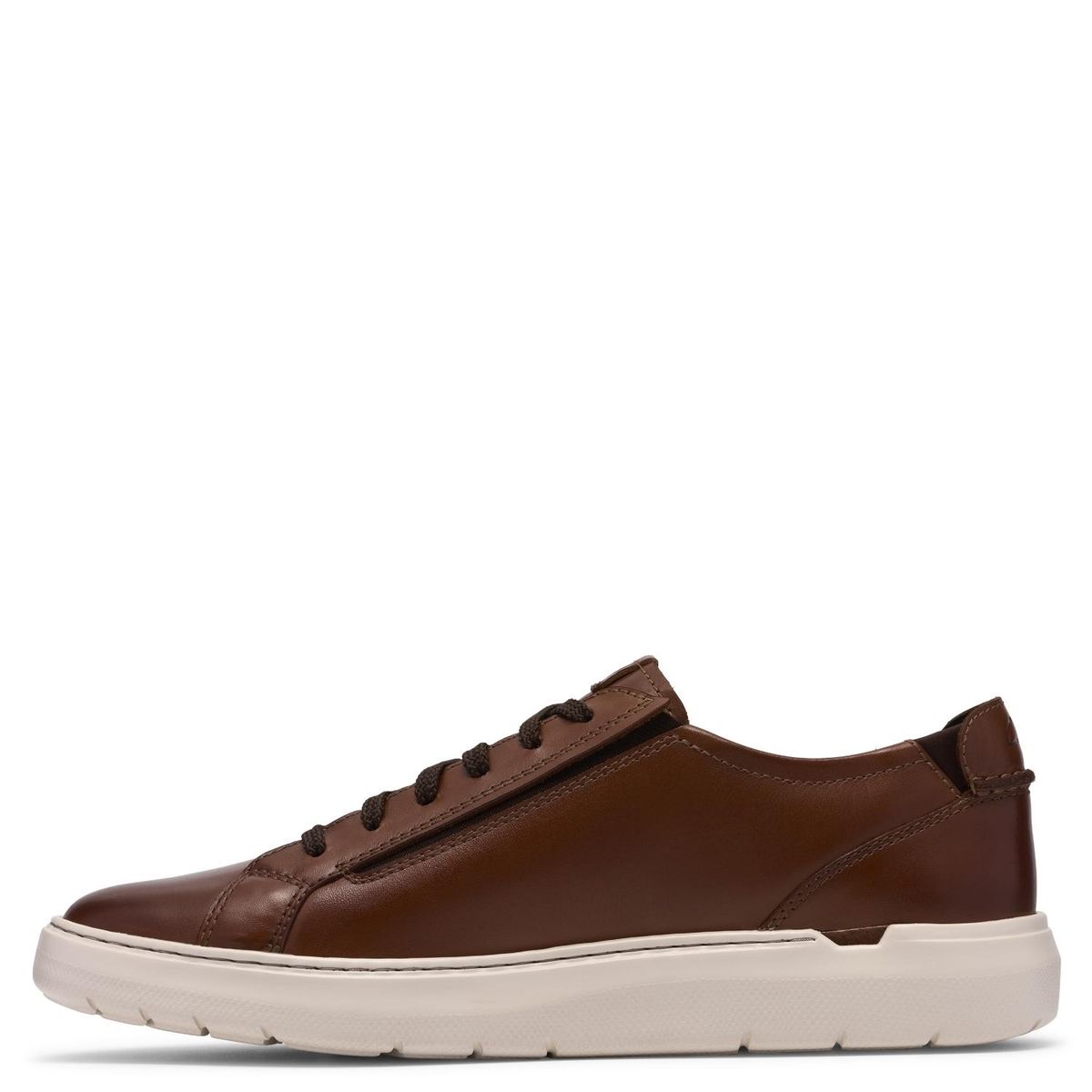 CLARKS - Zapatilla Urbana Hombre Cuero Café Clarks