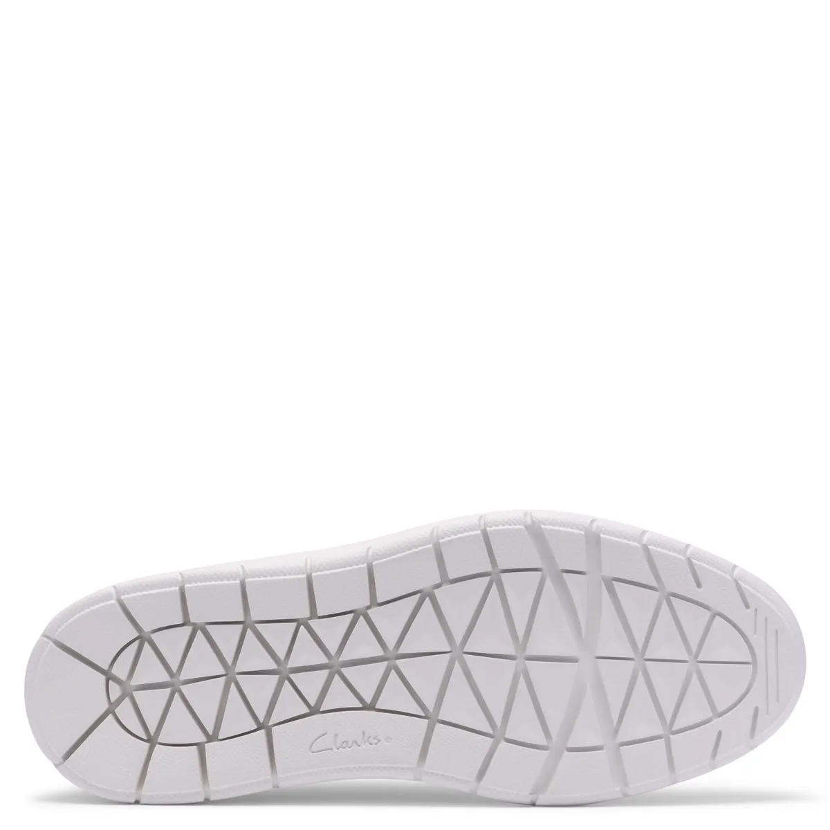 CLARKS - Zapatilla Urbana Hombre Cuero Blanco Clarks