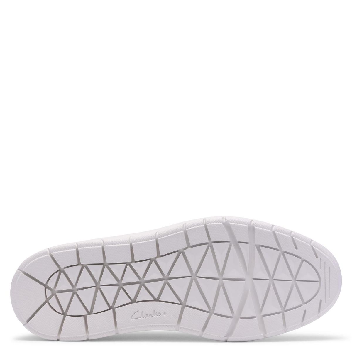 CLARKS - Zapatilla Urbana Hombre Cuero Blanco Clarks