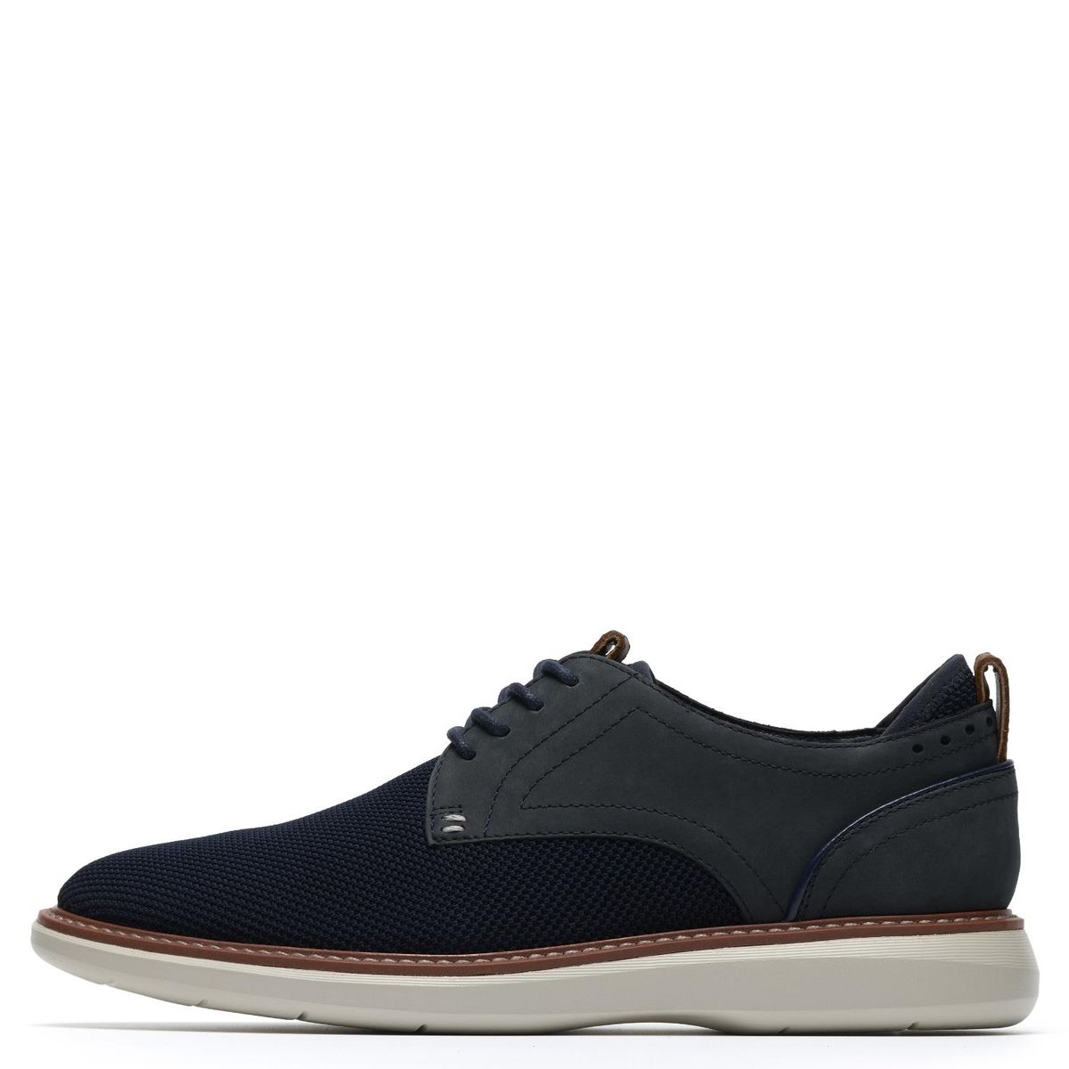 CLARKS - Zapato Casual Hombre Cuero Azul Clarks