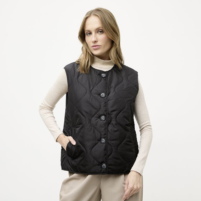 Chaqueta Sin Mangas Mujer