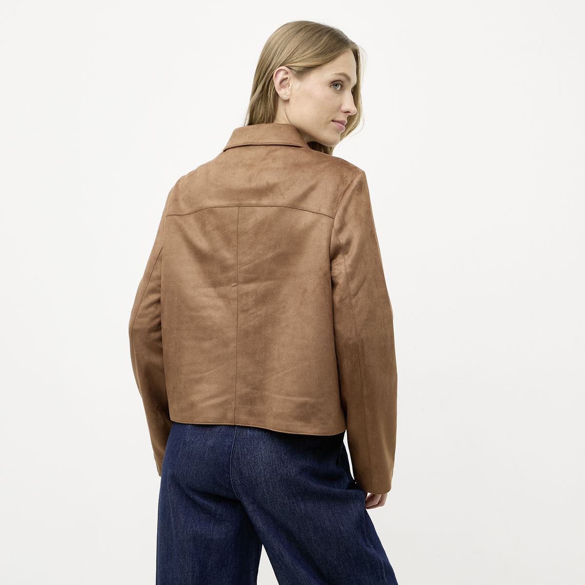 VERO MODA - Chaqueta Efecto Suede Mujer Vero Moda