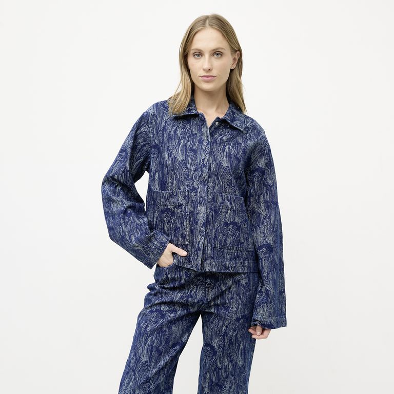 Chaqueta Estampado 100% Algodón Mujer