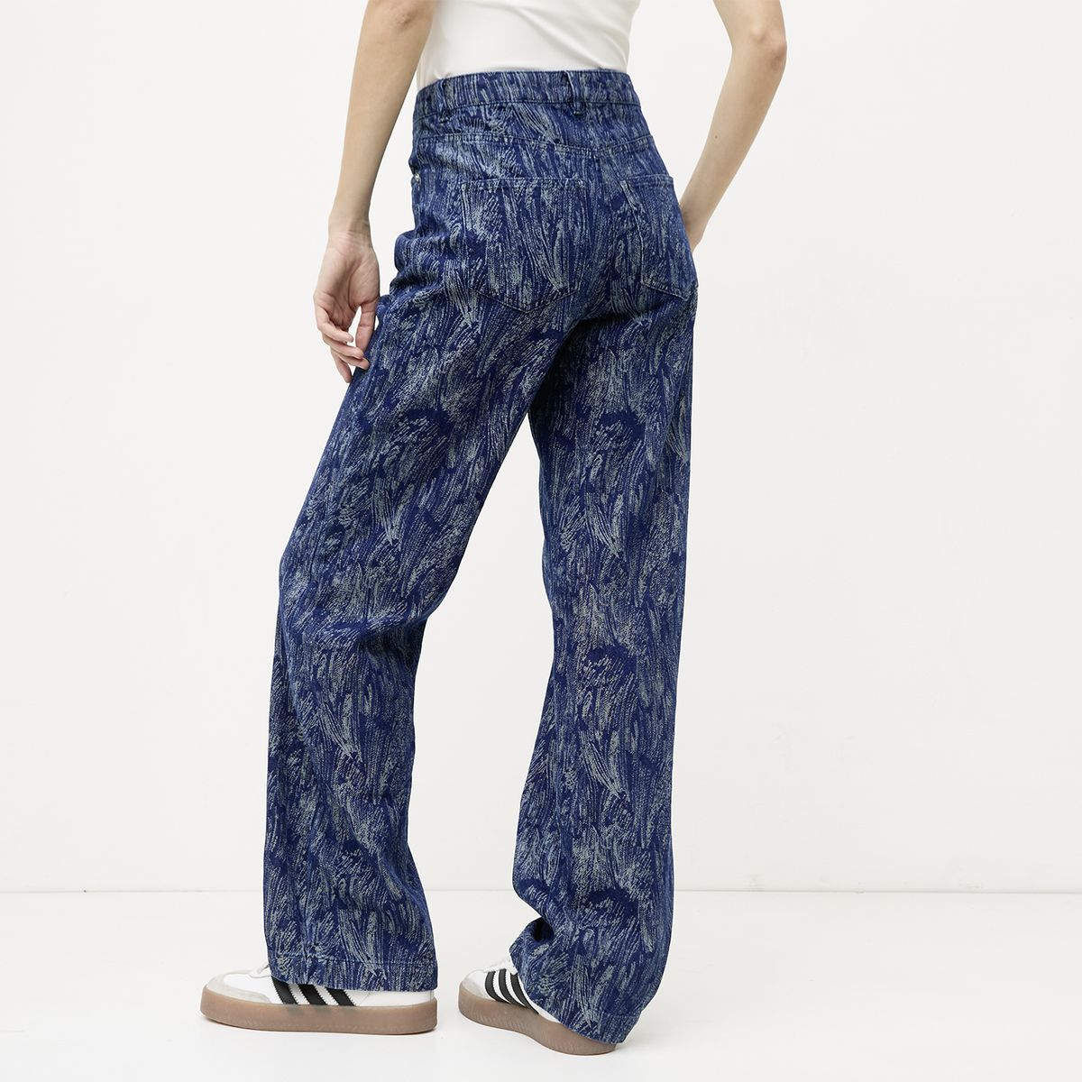 VERO MODA - Pantalón Estampado 100% Algodón Mujer Vero Moda