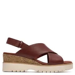 CLARKS - Sandalia Mujer Café