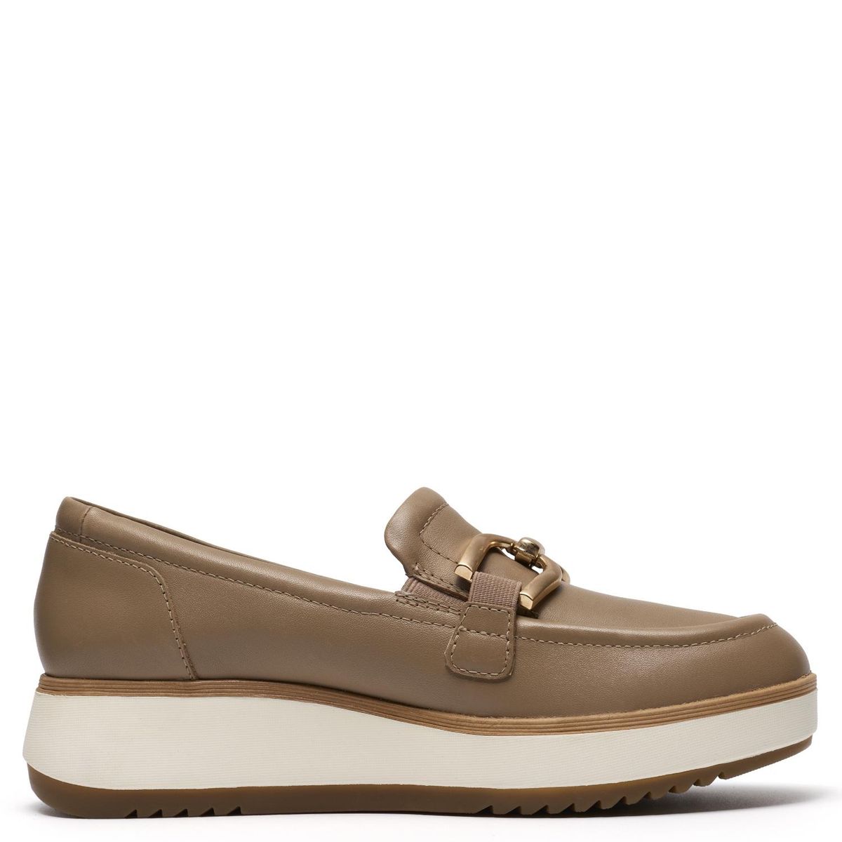 CLARKS - Zapato Casual Mujer Cuero Taupe Clarks
