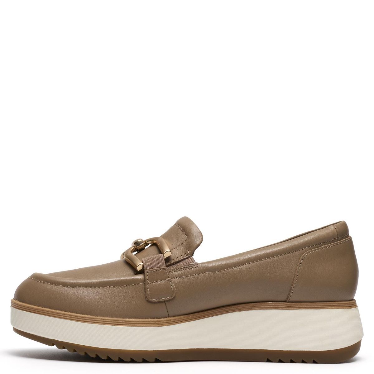 CLARKS - Zapato Casual Mujer Cuero Taupe Clarks