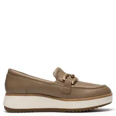 CLARKS - Zapato Casual Mujer Cuero Taupe