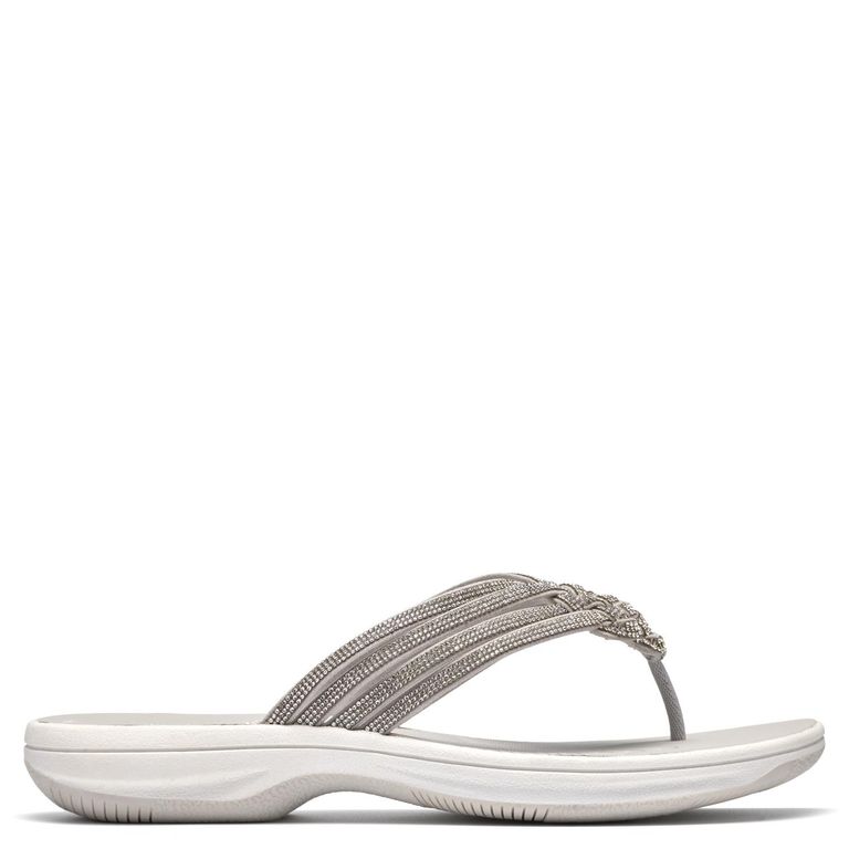 Sandalia Mujer Plateado