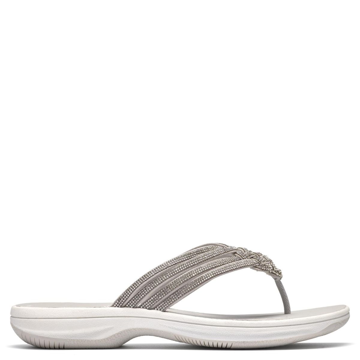 CLARKS - Sandalia Mujer Plateado Clarks
