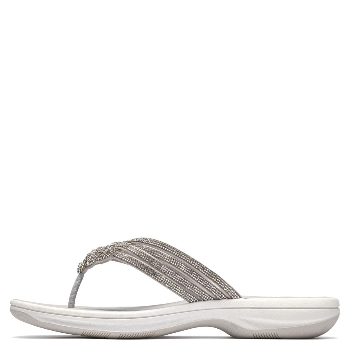 CLARKS - Sandalia Mujer Plateado Clarks
