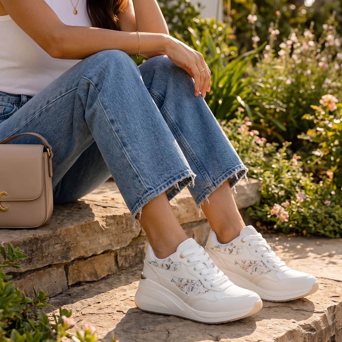 ALDO - Asiejan Zapatilla Urbana Mujer Blanco Aldo