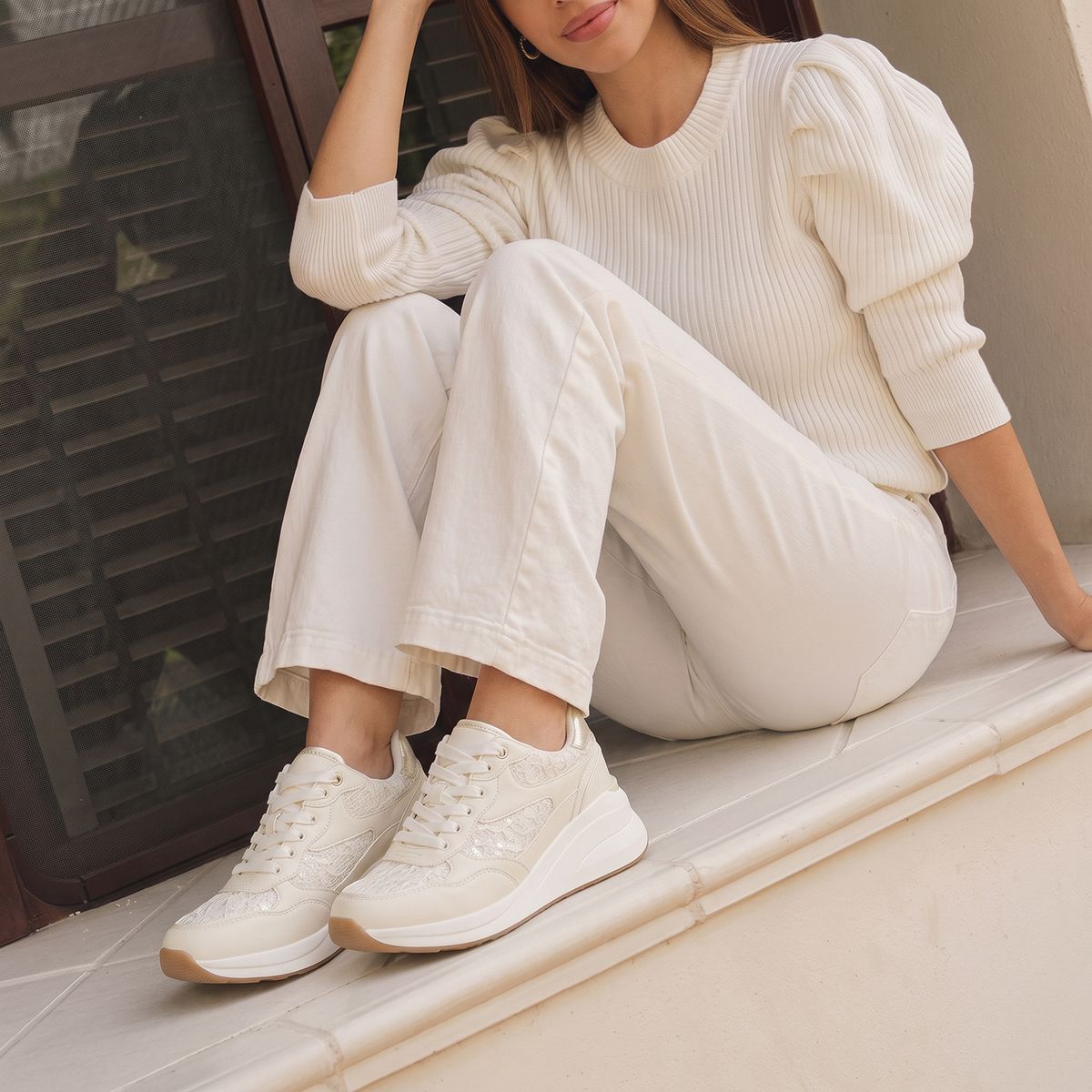 ALDO - Asiejan Zapatilla Urbana Mujer Blanco Aldo