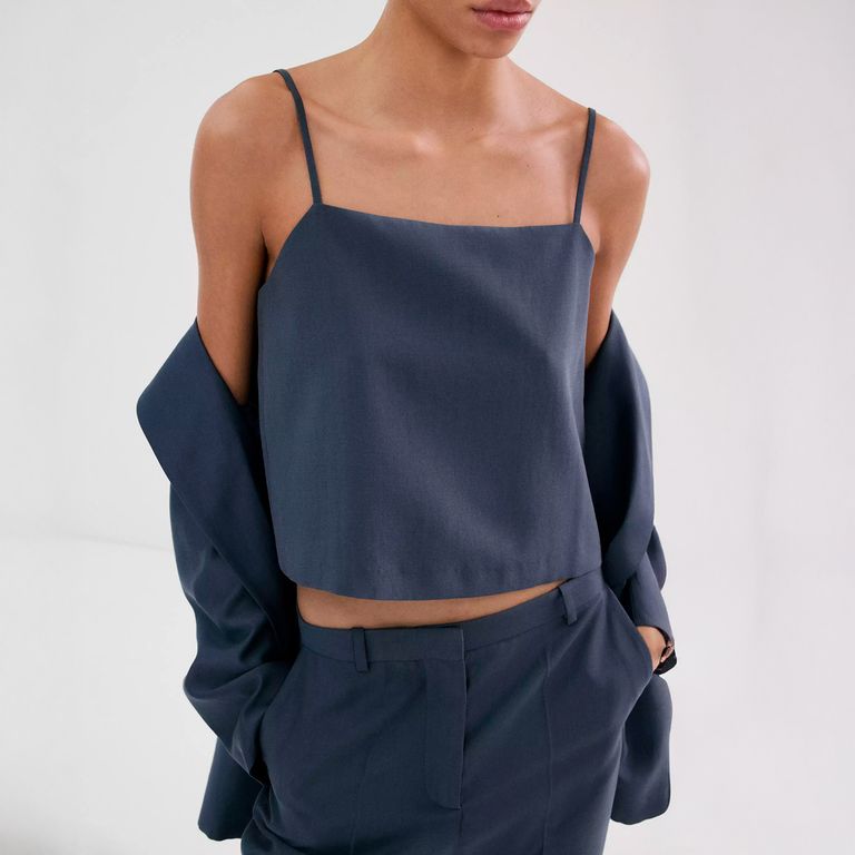 Chaleco Traje Lyocell Mujer
